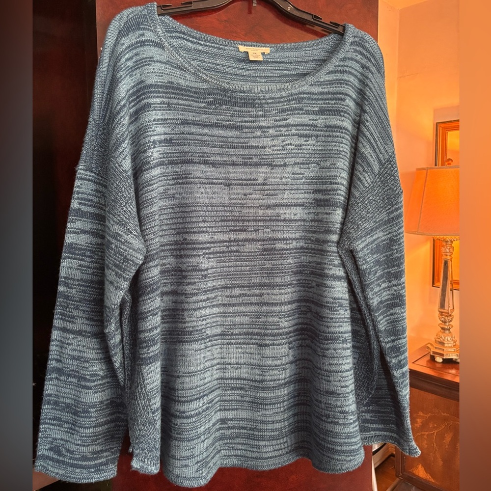 Westbound Women's Blue Striped Sweater Size 2 X